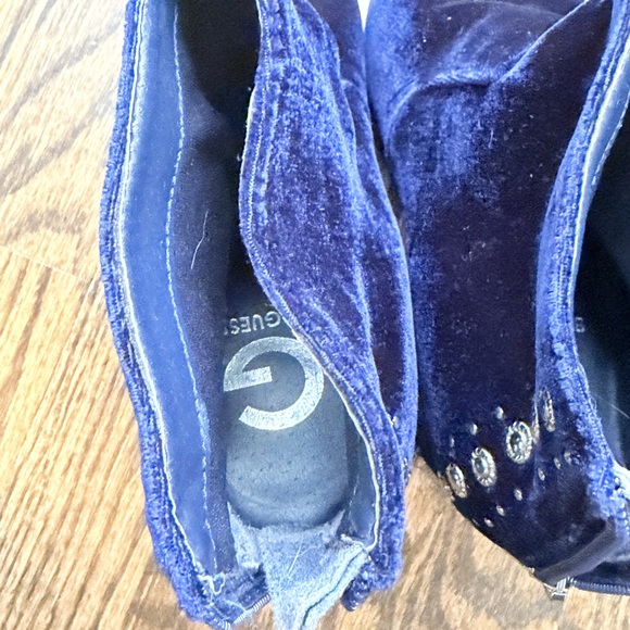 Y2K velvet ankle boots - Picture 3 of 8